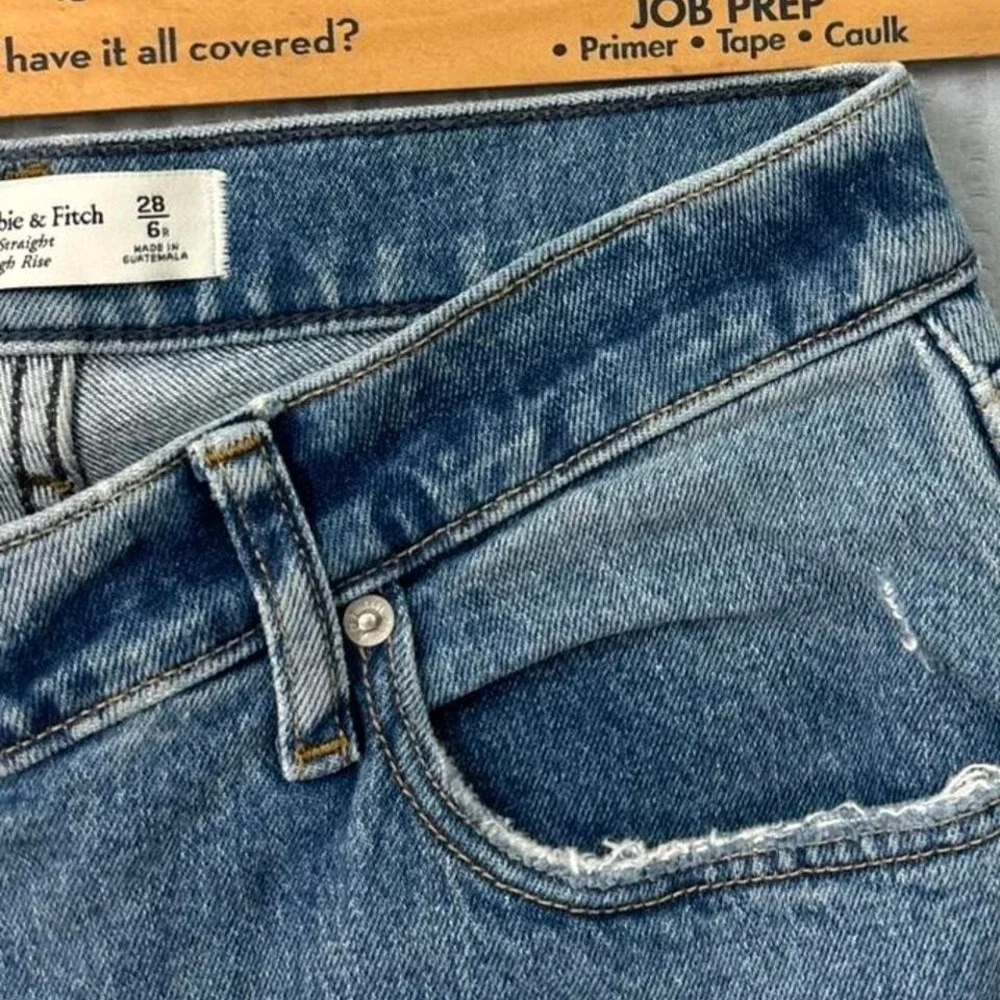Abercrombie & Fitch 90s Straight Ultra High-Rise Jeans Women's 28/6R 0093